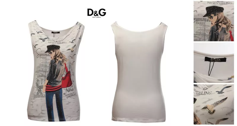 Dolce & Gabbana женщин Летние футболки оптом и в розницу14.7 4