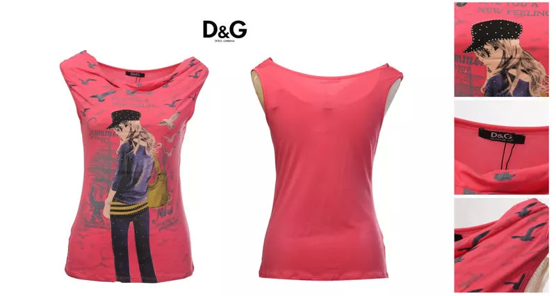 Dolce & Gabbana женщин Летние футболки оптом и в розницу14.7 5