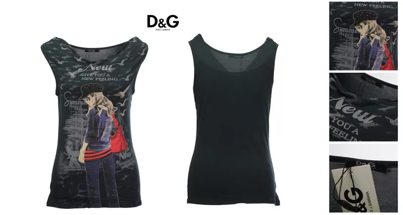 Dolce & Gabbana женщин Летние футболки оптом и в розницу14.7 6